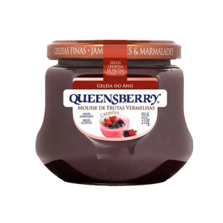 GELEIA QUEENSBERRY 310G MOUSSE FRUTAS VERM