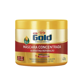 MASCARA CAPILAR NIELY GOLD 430G QUERATINA REPARACAO