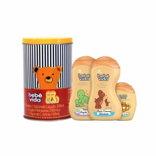 KIT BEBE VIDA 1SAB+1LOCAO+1COLONIA