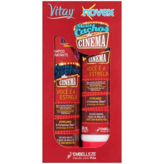 KIT NOVEX SH + COND 300ML CACHOS DE CINEMA