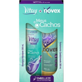 KIT NOVEX SH + COND 300ML MEUS CACHOS