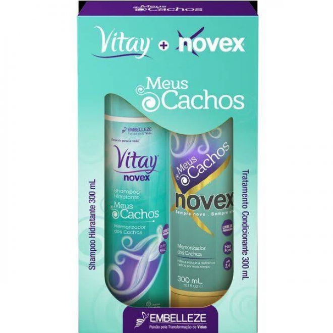 KIT NOVEX SH + COND 300ML MEUS CACHOS