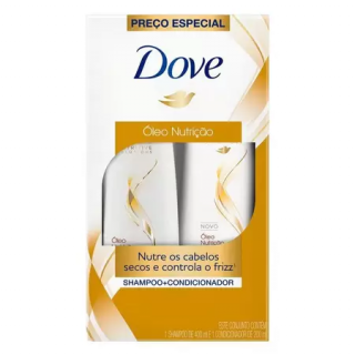 KIT DOVE SH 400ML + COND 200ML OLEO NUTRICAO