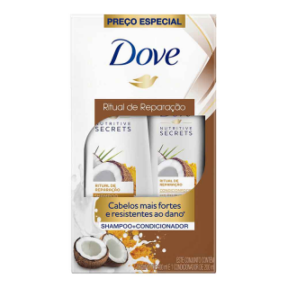 KIT DOVE SH 400ML + COND 200ML RITUAL REPARACAO