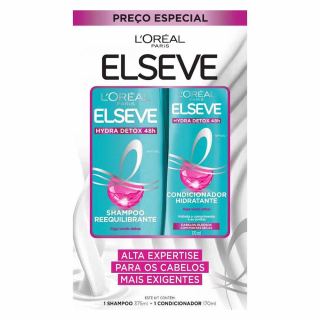 KIT ELSEVE SH 375ML + COND 170ML HYDRA DETOX