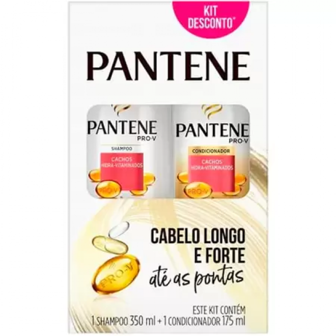 KIT PANTENE SH 350ML + COND 175ML CACHOS HIDRA VITAMINADOS