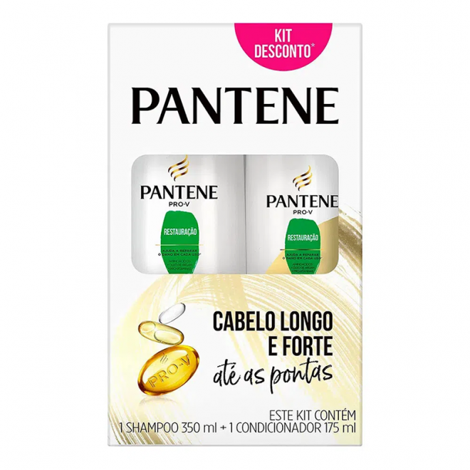 KIT PANTENE SH 350ML + COND 175ML RESTAURACAO