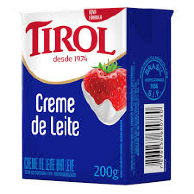 CREME LEITE TIROL 200G