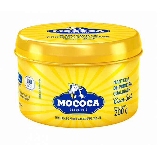 MANTEIGA MOCOCA 200G LATA C/SAL