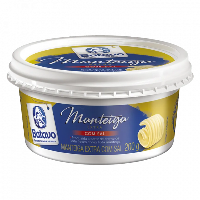 MANTEIGA BATAVO 200G POTE C/SAL