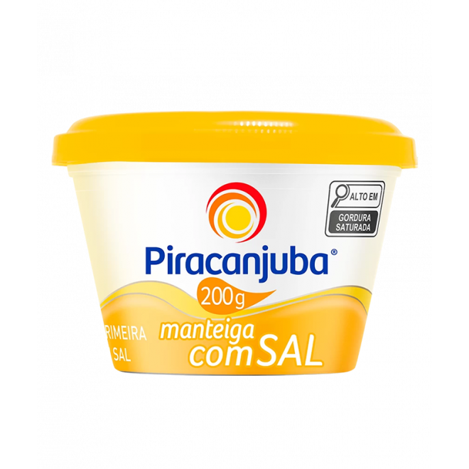MANTEIGA PIRACANJUBA 200G C/SAL