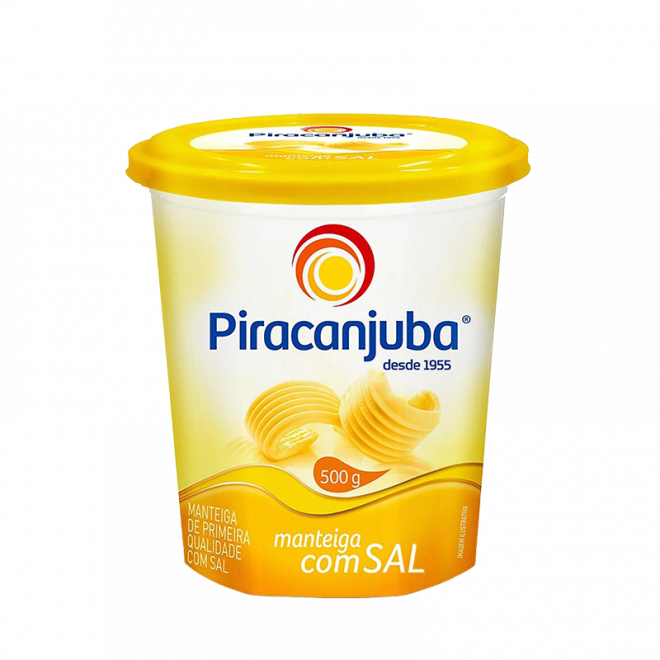 MANTEIGA PIRACANJUBA 500G C/SAL