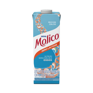 LEITE UHT MOLICO DESNATADO ZERO LACTOSE 1LT