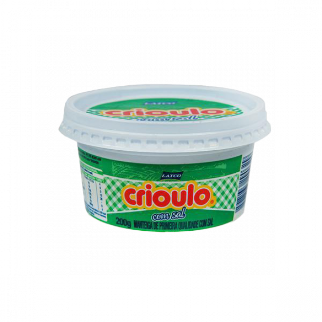 MANTEIGA CRIOULO 200G C/SAL