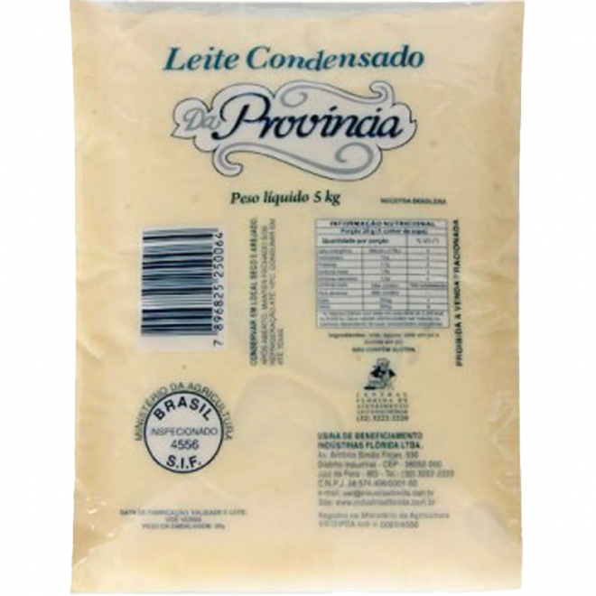 PRODUCAO - LEITE COND PROVINCIA BAG 5KG