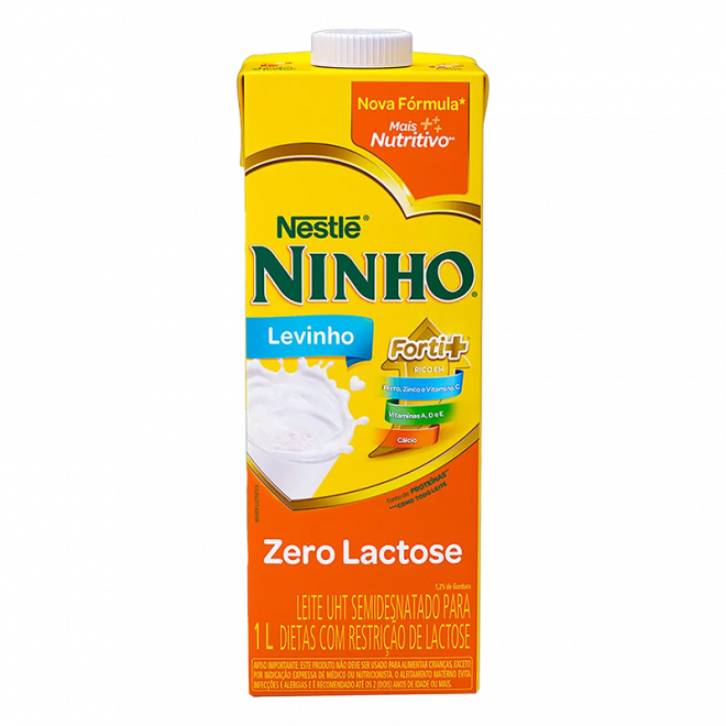 LEITE UHT NINHO 1LT LEVINHO ZERO LACTOSE