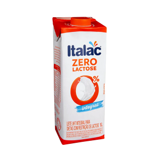 LEITE UHT ITALAC ZERO LACTOSE 1LT INTEGRAL