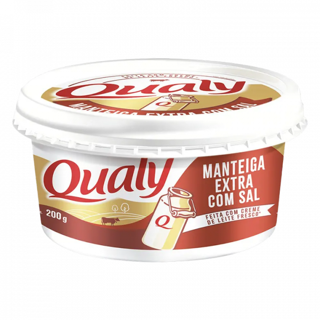 MANTEIGA QUALY 200G POTE C/SAL