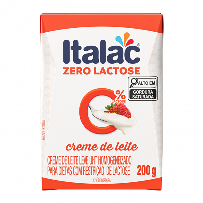 CREME LEITE ITALAC ZERO LACTOSE 200G