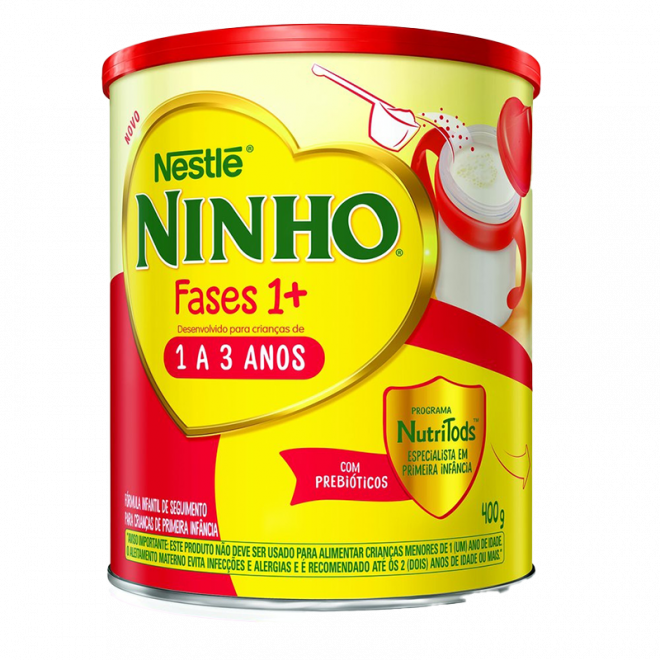 LEITE PO NINHO FASES 1+ 400G