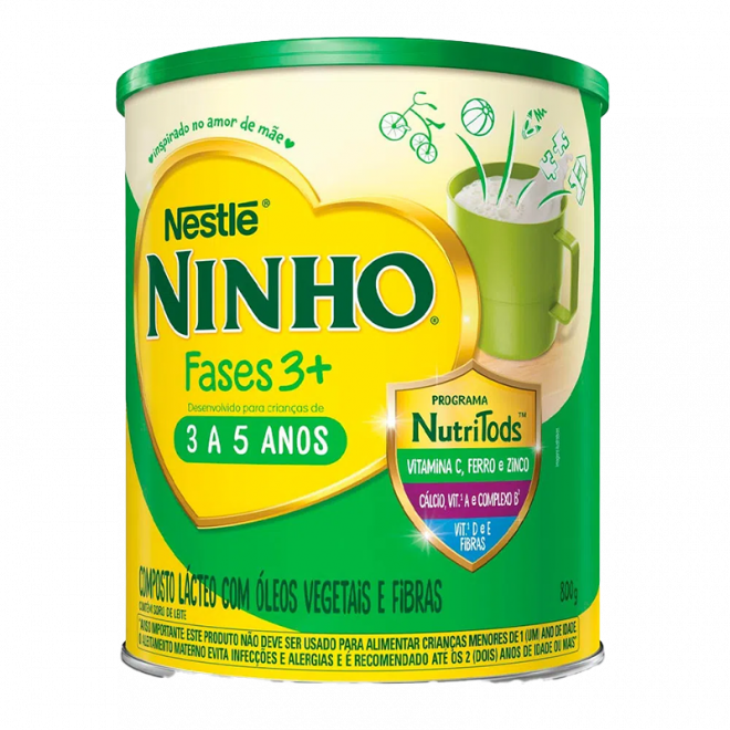 LEITE PO NINHO FASES 3+ 800G