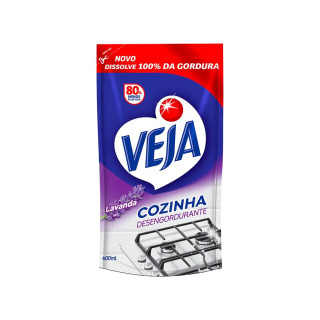 VEJA COZINHA DESENGORDURANTE 400ML REFIL LAVANDA