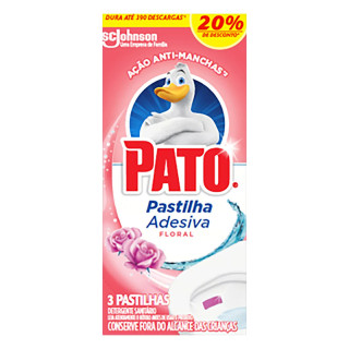 PASTILHA SANITARIA PATO 3UND 20%DESC FLORAL