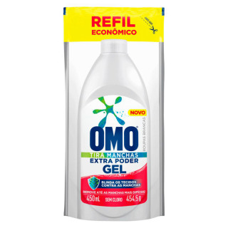 ALVEJANTE OMO REFIL 450ML ROUPAS BRANCAS