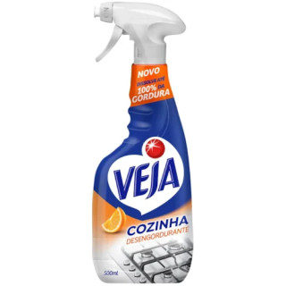 VEJA COZINHA DESENGORDURANTE 500ML APARELHO LARANJA