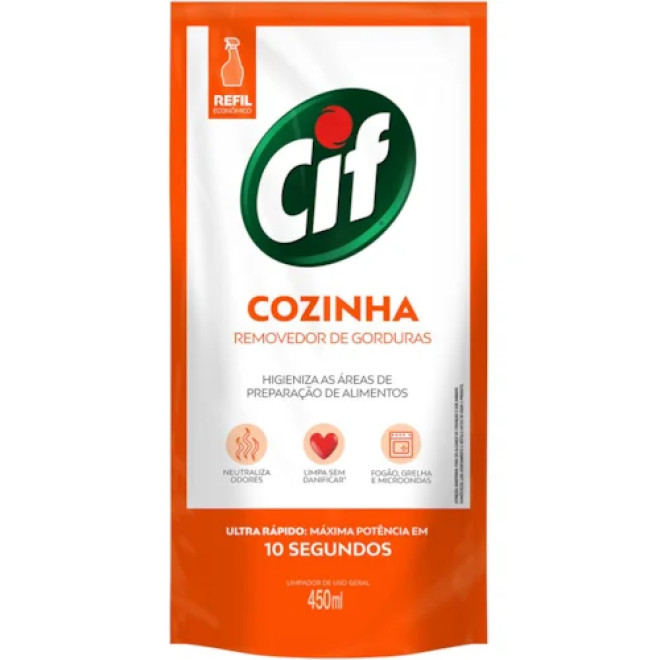 CIF DESENGORDURANTE ULTRA RAPIDO 450ML
