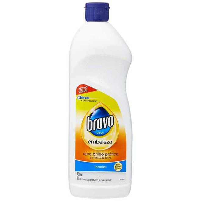 CERA BRAVO CLASSIC 750ML INCOLOR