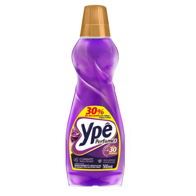 LIMPADOR PERFUMADO YPE 500ML 30%DESC JARDIM SECRETO