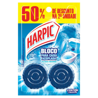 BLOCO SANITARIA HARPIC CAIXA ACOPLADA 50%DESC