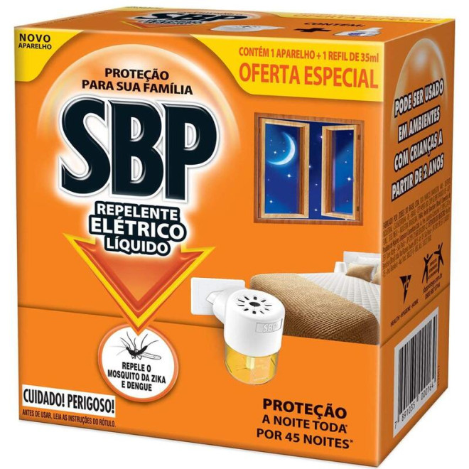 INSETIC ELETRICO SBP APARELHO 45NOITES