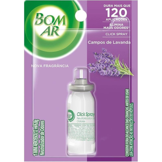 BOM AR CLICK SPRAY REFIL 12ML VIDA DOCE