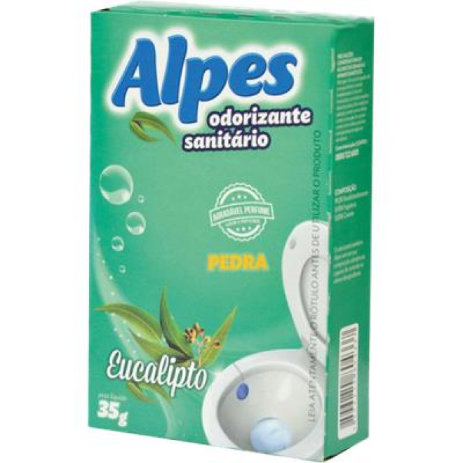 PEDRA SANITARIA ALPES 35G EUCALIPTO