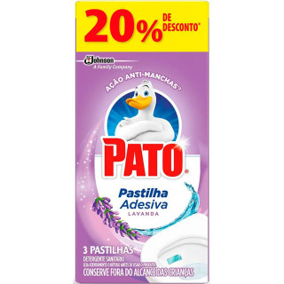 PASTILHA SANITARIA PATO 3UND 20%DESC LAVANDA