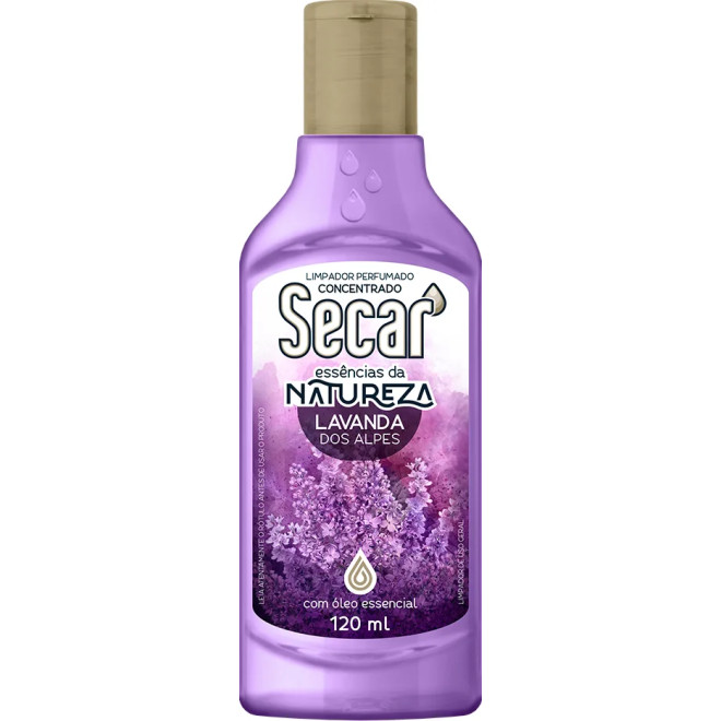 LIMPADOR PERFUMADO SECAR 120ML LAVANDA