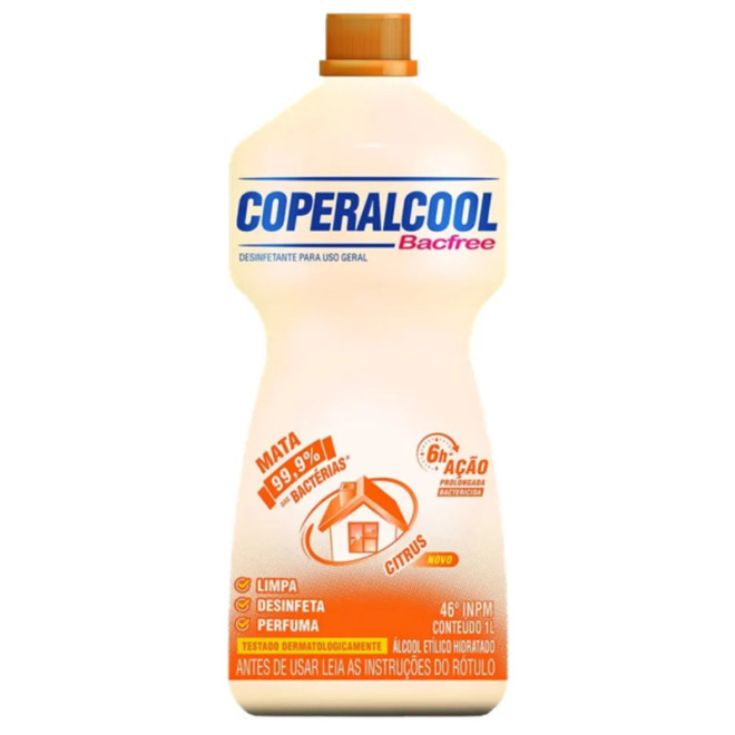 ALCOOL COPERALCOOL 46º 1LT CITRUS