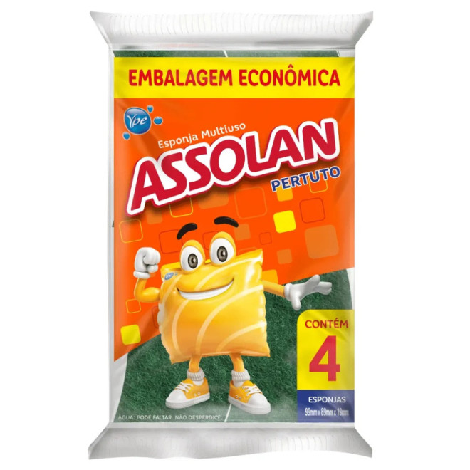 ESPONJA LIMPEZA ASSOLAN PERTUTO 4UND