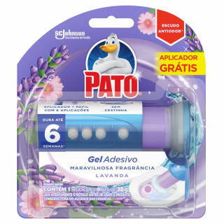 PATO GEL ADESIVO APARELHO C/ 6DISCO LAVANDA