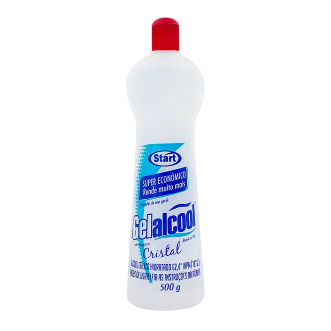 ALCOOL GEL START 500G CRISTAL
