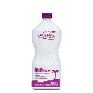 ALCOOL C/BICARBONATO DA ILHA 1L LAVANDA