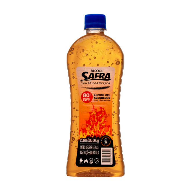 ACENDEDOR GEL SAFRA 80º 500G