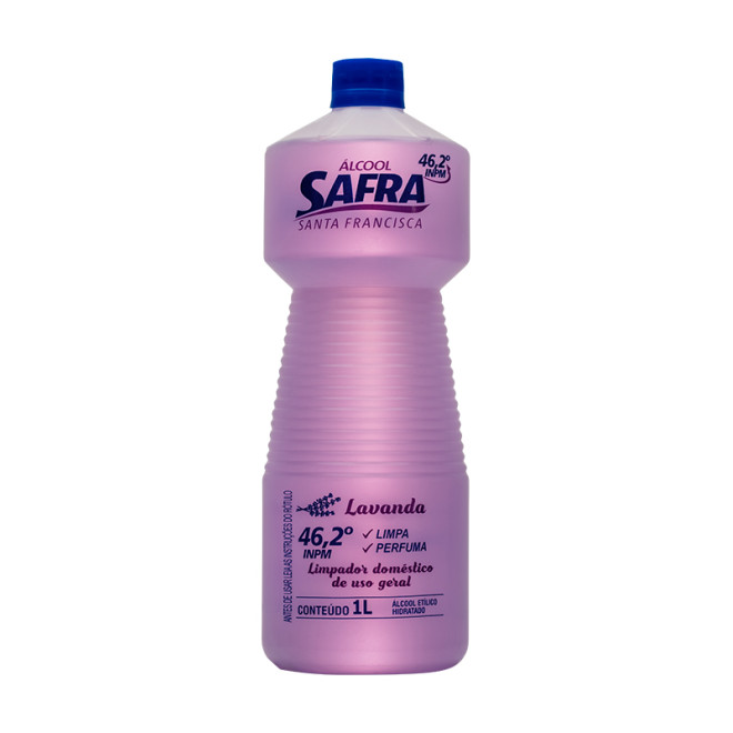 ALCOOL SAFRA 46,2º 1L LAVANDA