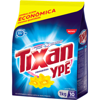 LAVA ROUPAS TIXAN 1KG GTIS 100G SACHET PRIMAVERA