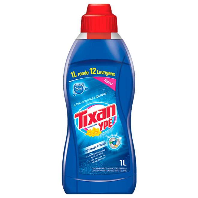 LAVA ROUPAS TIXAN LIQUIDO 1LT PRIMAVERA