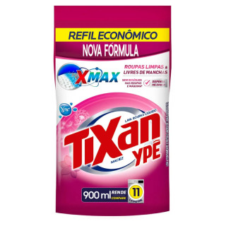 LAVA ROUPAS TIXAN LIQUIDO SACHET 900ML MACIEZ
