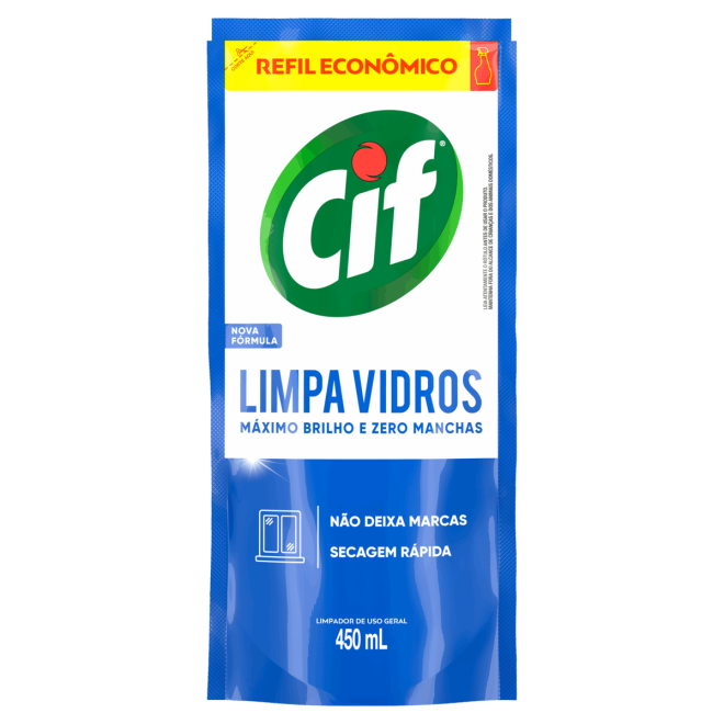 LIMPA VIDROS CIF SACHET 450ML
