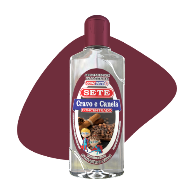 AROMATIZANTE SETE 120ML CRAVO E CANELA